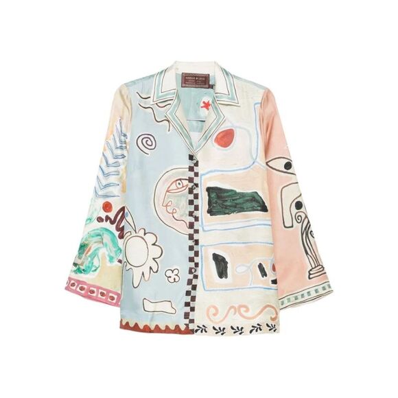 Alémais Sweaters - Alémais Women `Michelle` Silk Shirt